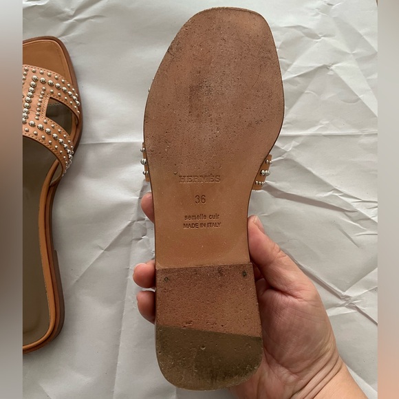 Hermes Oran Studded Sandal - Picture 15 of 15